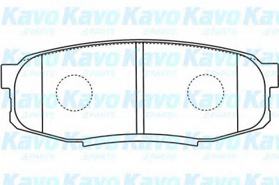 KAVO PARTS bp9122 -  Комплект тормозных колодок, дисковый тормоз